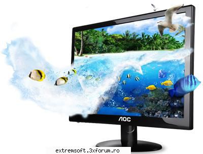 aoc e2352phz este un monitor cu tehnologie 3d adresat celor care vor să se bucure de jocuri